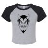 Women's Micro Rib Raglan Baby Tee Thumbnail