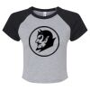 Women's Micro Rib Raglan Baby Tee Thumbnail