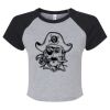 Women's Micro Rib Raglan Baby Tee Thumbnail