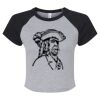 Women's Micro Rib Raglan Baby Tee Thumbnail