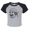 Women's Micro Rib Raglan Baby Tee Thumbnail