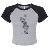 Women's Micro Rib Raglan Baby Tee Thumbnail
