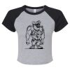 Women's Micro Rib Raglan Baby Tee Thumbnail