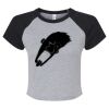 Women's Micro Rib Raglan Baby Tee Thumbnail