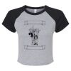 Women's Micro Rib Raglan Baby Tee Thumbnail