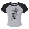 Women's Micro Rib Raglan Baby Tee Thumbnail