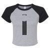 Women's Micro Rib Raglan Baby Tee Thumbnail