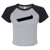 Women's Micro Rib Raglan Baby Tee Thumbnail