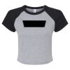 Women's Micro Rib Raglan Baby Tee Thumbnail