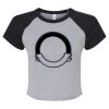 Women's Micro Rib Raglan Baby Tee Thumbnail