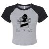 Women's Micro Rib Raglan Baby Tee Thumbnail