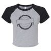 Women's Micro Rib Raglan Baby Tee Thumbnail