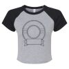 Women's Micro Rib Raglan Baby Tee Thumbnail