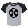 Women's Micro Rib Raglan Baby Tee Thumbnail