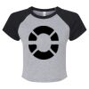 Women's Micro Rib Raglan Baby Tee Thumbnail