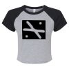 Women's Micro Rib Raglan Baby Tee Thumbnail