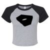 Women's Micro Rib Raglan Baby Tee Thumbnail