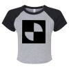Women's Micro Rib Raglan Baby Tee Thumbnail