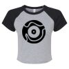 Women's Micro Rib Raglan Baby Tee Thumbnail