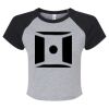 Women's Micro Rib Raglan Baby Tee Thumbnail