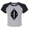 Women's Micro Rib Raglan Baby Tee Thumbnail