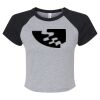 Women's Micro Rib Raglan Baby Tee Thumbnail