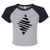 Women's Micro Rib Raglan Baby Tee Thumbnail