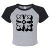 Women's Micro Rib Raglan Baby Tee Thumbnail