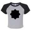 Women's Micro Rib Raglan Baby Tee Thumbnail