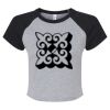 Women's Micro Rib Raglan Baby Tee Thumbnail