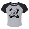 Women's Micro Rib Raglan Baby Tee Thumbnail