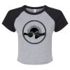Women's Micro Rib Raglan Baby Tee Thumbnail