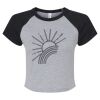 Women's Micro Rib Raglan Baby Tee Thumbnail