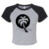Women's Micro Rib Raglan Baby Tee Thumbnail