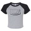 Women's Micro Rib Raglan Baby Tee Thumbnail