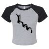 Women's Micro Rib Raglan Baby Tee Thumbnail