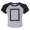 Women's Micro Rib Raglan Baby Tee Thumbnail