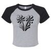 Women's Micro Rib Raglan Baby Tee Thumbnail