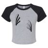 Women's Micro Rib Raglan Baby Tee Thumbnail
