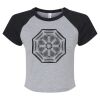 Women's Micro Rib Raglan Baby Tee Thumbnail