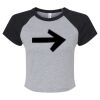 Women's Micro Rib Raglan Baby Tee Thumbnail