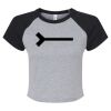 Women's Micro Rib Raglan Baby Tee Thumbnail