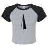 Women's Micro Rib Raglan Baby Tee Thumbnail