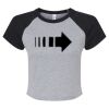 Women's Micro Rib Raglan Baby Tee Thumbnail