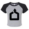 Women's Micro Rib Raglan Baby Tee Thumbnail