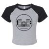 Women's Micro Rib Raglan Baby Tee Thumbnail
