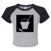 Women's Micro Rib Raglan Baby Tee Thumbnail