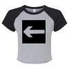Women's Micro Rib Raglan Baby Tee Thumbnail