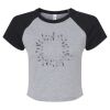 Women's Micro Rib Raglan Baby Tee Thumbnail