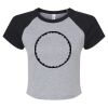 Women's Micro Rib Raglan Baby Tee Thumbnail